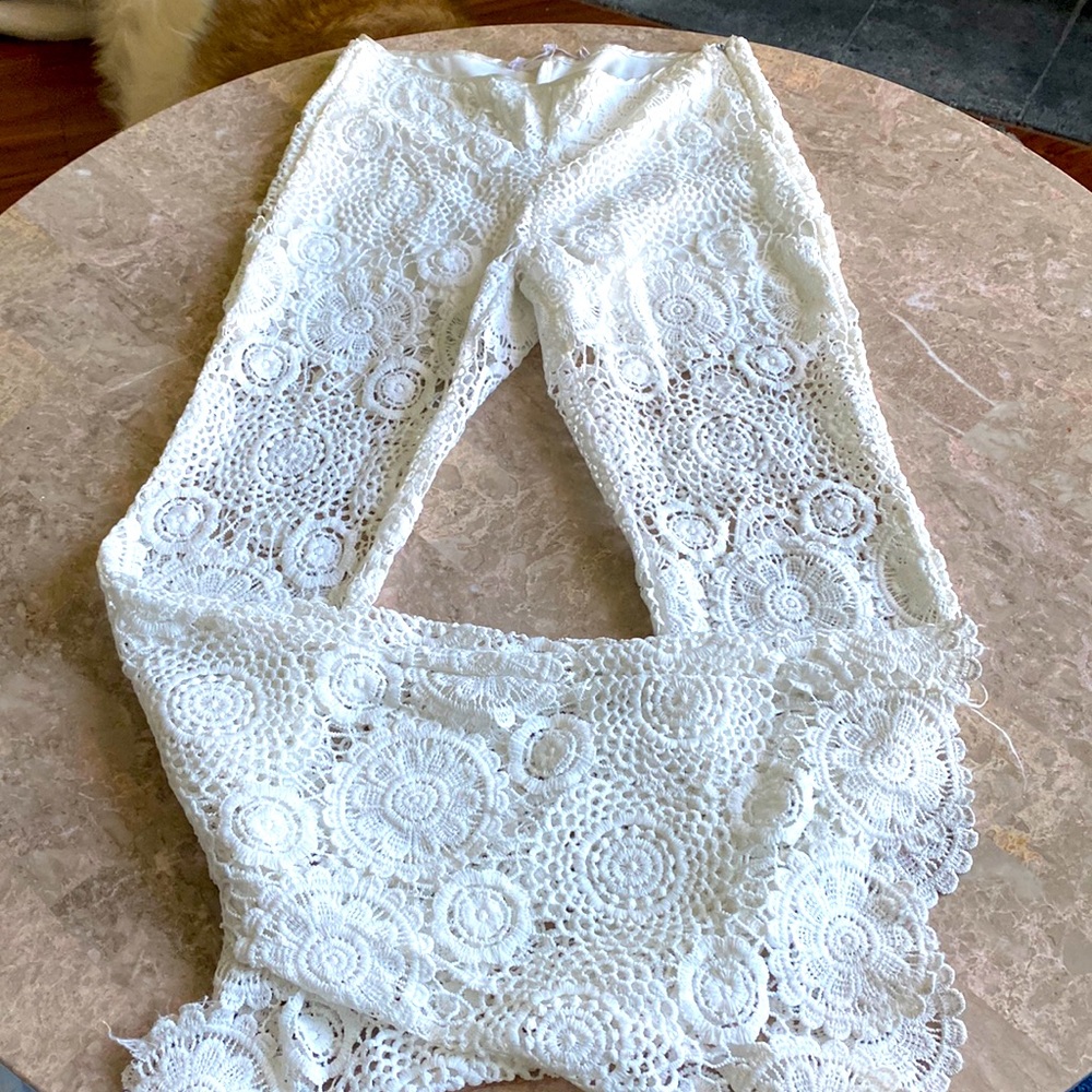 Hippy flower pants